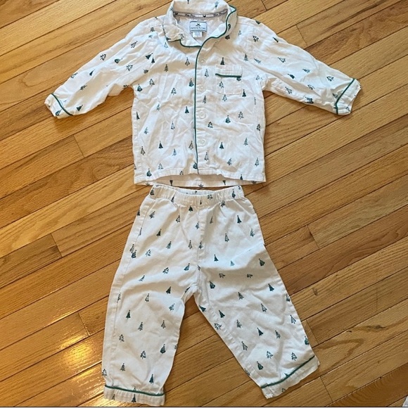 Petite Plume Other - Petite plume Tree Pattern Kids Pajama Set